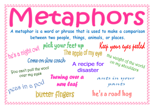 Metaphors Mrs Alta Allens 4th Grade